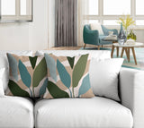 Ophelia Botanical Reversible Indoor/Outdoor Square Pillow
