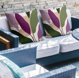 Ophelia Botanical Reversible Indoor/Outdoor Square Pillow