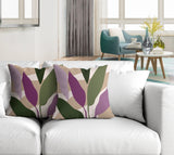 Ophelia Botanical Reversible Indoor/Outdoor Square Pillow