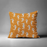 Barnon Seahorse Square Indoor/Outdoor Throw Pillow