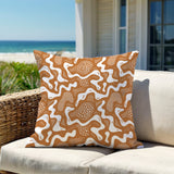 Dominique Coral Reefs Lumbar Indoor/Outdoor Throw Pillow