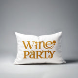 Fairfield Wine Party Lumbar Indoor/Outdoor Throw Pillow