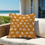 Hahn Sea Shells Square Indoor/Outdoor Throw Pillow