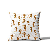 Hemmings Seahorse Square Indoor/Outdoor Throw Pillow