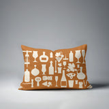 Hyatt Wine And Lumbar Indoor/Outdoor Throw Pillow