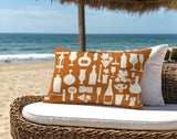 Hyatt Wine And Lumbar Indoor/Outdoor Throw Pillow