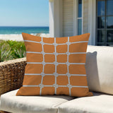 Knotty Nautical Knot Square Indoor/Outdoor Throw Pillow