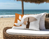 Potter Wine Glass Lumbar Indoor/Outdoor Throw Pillow