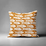 Queeston Fish Square Indoor/Outdoor Throw Pillow