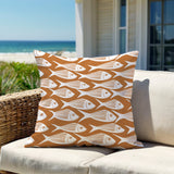 Queeston Fish Square Indoor/Outdoor Throw Pillow