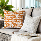 Queeston Fish Square Indoor/Outdoor Throw Pillow
