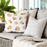 Richmond Sea Shell Square Indoor/Outdoor Throw Pillow