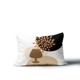 Savon Wine Glass Lumbar Indoor/Outdoor Throw Pillow