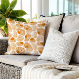 Shutterfield Sea Shell Square Indoor/Outdoor Throw Pillow