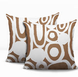Otto Tribal 2 Sets Indoor/Outdoor Reversible Square Pillow