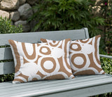 Otto Geometric Reversible Indoor/Outdoor Rectangular Pillow