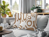 Otto Tribal 2 Sets Indoor/Outdoor Reversible Square Pillow