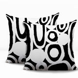 Otto Geometric Reversible Indoor/Outdoor Square Pillow