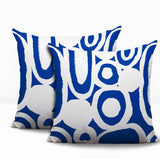Otto Tribal 2 Sets Indoor/Outdoor Reversible Square Pillow
