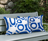 Otto Tribal 2 Sets Indoor/Outdoor Reversible Rectangular Pillow