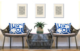 Otto Tribal 2 Sets Indoor/Outdoor Reversible Rectangular Pillow