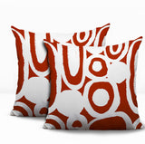 Otto Tribal 2 Sets Indoor/Outdoor Reversible Square Pillow