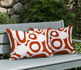 Otto Geometric Reversible Indoor/Outdoor Rectangular Pillow