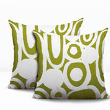Otto Geometric Reversible Indoor/Outdoor Square Pillow