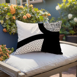Otto Geometric Reversible Indoor/Outdoor Rectangular Pillow