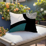 Otto Geometric Reversible Indoor/Outdoor Rectangular Pillow