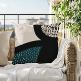 Otto Geometric Reversible Indoor/Outdoor Square Pillow