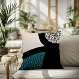 Otto Geometric Reversible Indoor/Outdoor Square Pillow