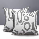 Otto Tribal 2 Sets Indoor/Outdoor Reversible Square Pillow