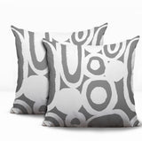 Otto Geometric Reversible Indoor/Outdoor Square Pillow
