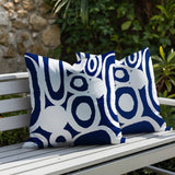 Otto Tribal 2 Sets Indoor/Outdoor Reversible Square Pillow