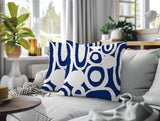 Otto Tribal 2 Sets Indoor/Outdoor Reversible Square Pillow