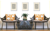 Otto Tribal 2 Sets Indoor/Outdoor Reversible Rectangular Pillow
