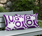 Otto Geometric Reversible Indoor/Outdoor Rectangular Pillow