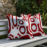 Otto Tribal 2 Sets Indoor/Outdoor Reversible Square Pillow