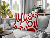 Otto Tribal 2 Sets Indoor/Outdoor Reversible Square Pillow