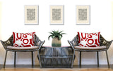 Otto Tribal 2 Sets Indoor/Outdoor Reversible Rectangular Pillow
