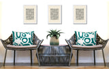 Otto Tribal 2 Sets Indoor/Outdoor Reversible Rectangular Pillow