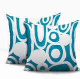Otto Tribal 2 Sets Indoor/Outdoor Reversible Square Pillow