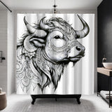Ova Shower Curtain in Multicolor - view 3
