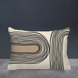 Ovi Abstract Spun Polyester Lumbar Indoor/Outdoor Throw Pillow