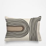 Ovi Abstract Spun Polyester Lumbar Indoor/Outdoor Throw Pillow
