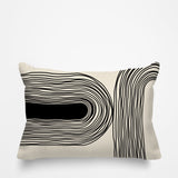 Ovi Abstract Spun Polyester Lumbar Indoor/Outdoor Throw Pillow
