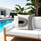 Ovi Abstract Spun Polyester Square Indoor/Outdoor Throw Pillow