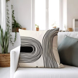 Ovi Abstract Spun Polyester Square Indoor/Outdoor Throw Pillow