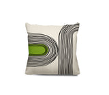 Ovi Abstract Spun Polyester Square Indoor/Outdoor Throw Pillow